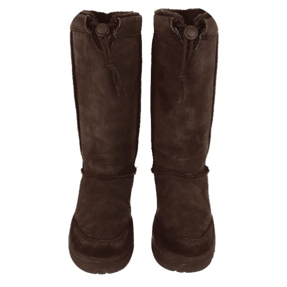 Skechers Chocolate Suede Faux Fur Lined Tall Boots in SN 46446, Women’s Size 6 - Picture 3 of 12